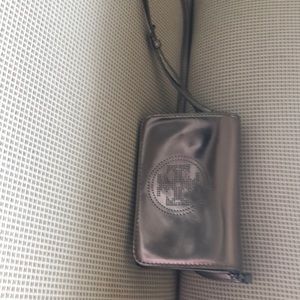 Tori Burch platinum crossover bag